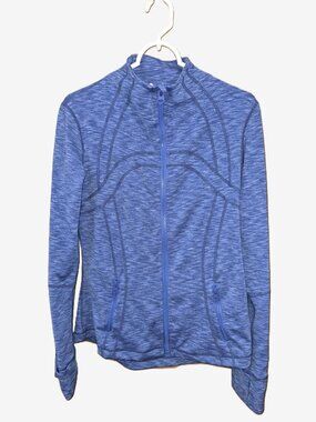 Lululemon Define Jacket Blue Activewear Full Zip Size 10
